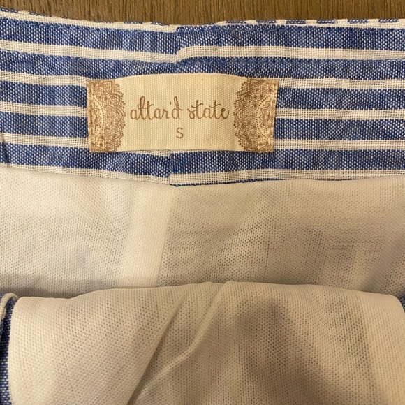 Altar’d State Seersucker Striped Skirt - Picture 3 of 4